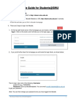 Access Moodle at SINU