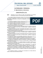 Convocatoria Prazas Procesos Estabilización Publicada No Boe #56 de 7 de Marzo de 2023-Remata Prazo Presentación de Instancias o 4 de Abril