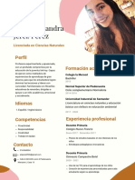 María Alejandra Jerez Pérez: Perfil Formación Académica