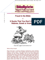 2 - Fraud in The Bible - What Is Pious Fraud