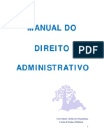 Manual Do Direito Administrativo: Universidade Católica de Moçambique