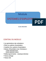 Systemes D'Exploitation: Année 2022/2023