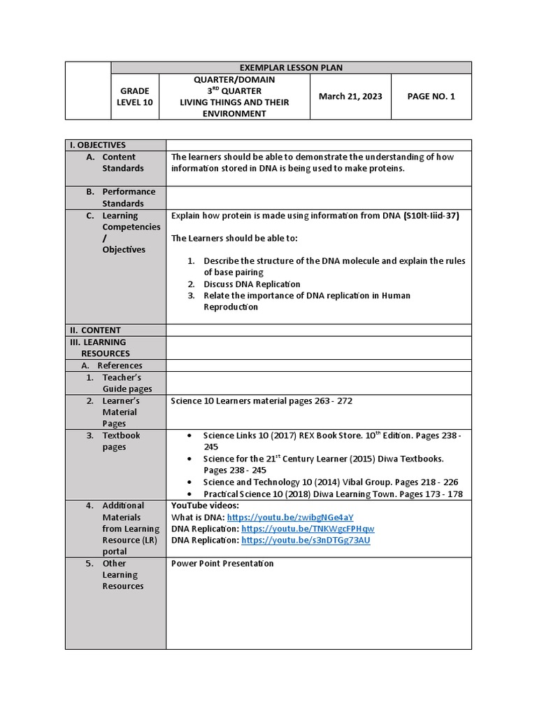 1 8 Dna Replication Pdf Dna Rna