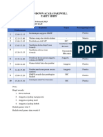 Rundown Acara Farewell Party HMPF