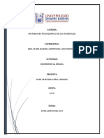 Propiedades físicoquímicas de los materiales y estados de la materia