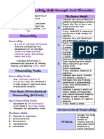 Module 1: Personality, Self-Concept, and Character: The Ocean Model