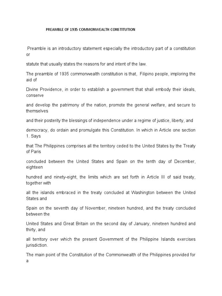 PREAMBLE | PDF | Constitutional Convention (United States) | The United ...