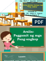"Pang-Angkop": Inihanda Ni: Guro Sa Filipino 4