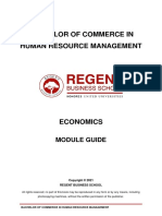 Bachelor of Commerce in Human Resource Management: Module Guide