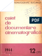 Caiet de Document Are Cinematografica 12 - 1964