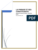 GMK-La Phrase Et Ses Constituants