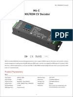 M4-C DMX/RDM CV Decoder: Product Parameters