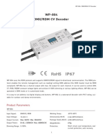 WP-804 DMX/RDM CV Decoder: Product Parameters