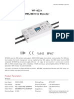 WP-803H DMX/RDM CV Decoder: Product Parameters