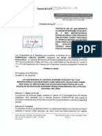 Proyecto de Ley 4256 2022 CR LPDerecho