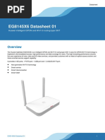 EG8145X6 Datasheet 01: Huawei Intelligent GPON and Wi-Fi 6 Routing-Type ONT