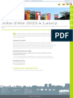 Jobs D'été 2023 À Lancy
