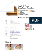 Apple & Prune Cornflakes Cupcakes: 45 Minutes 38 Pieces