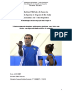 Técnicas de treinadores de ginástica para atletas com PHDA