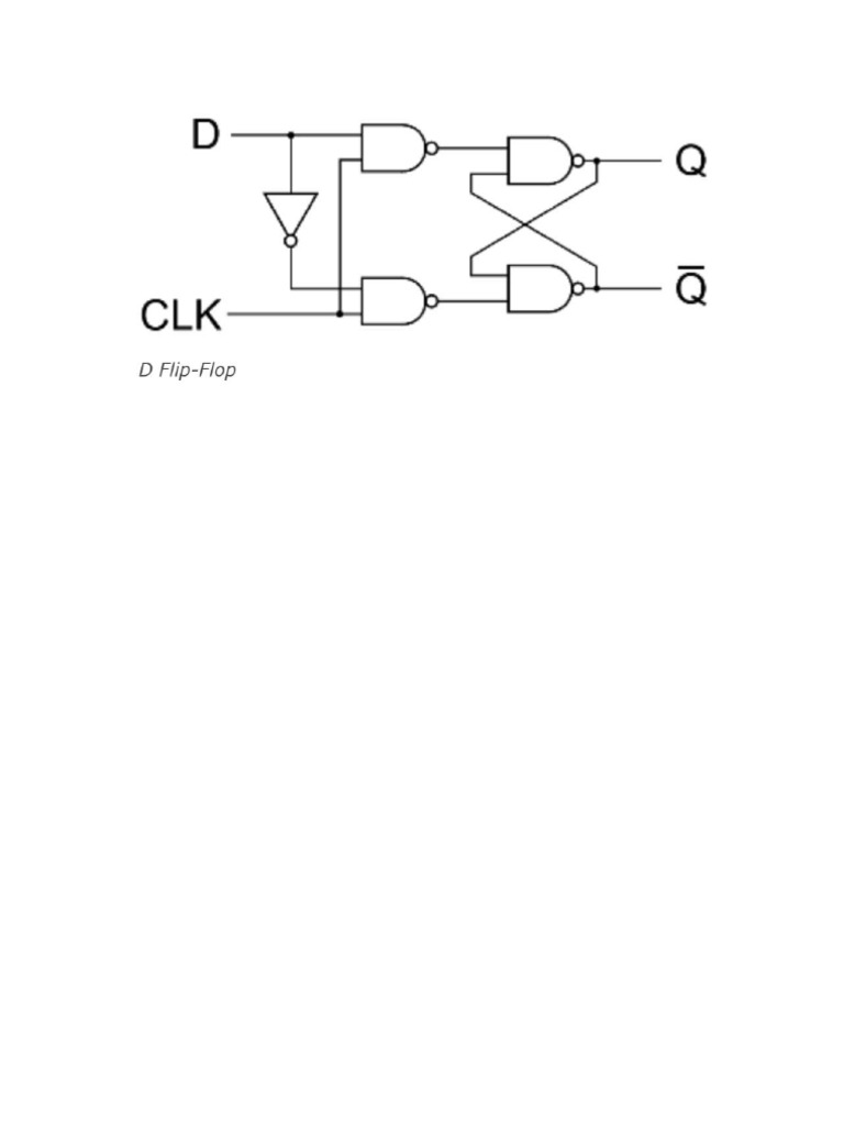 D JK and T Flip Flops | PDF