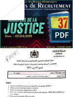 Ministère de La Justice (2019) - OUSSAMA NAZIH