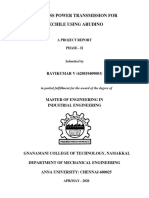 Wireless Powper Transmission Using Ardunio