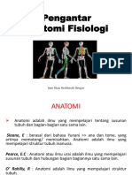 Pengantar Anatomi Fisiologi: Ismi Dian Rochimah Siregar