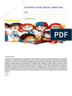 Evaluacion Diagnostica Nivel Inicial-Marzo 2022: I. Datos Informativos