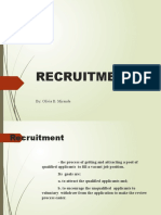 RECRUITMENT