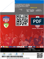 Liga Betplay 2023-1 JUNIOR: SÁB 25 FEBRERO 2023 4:00 PM Estadio Metropolitano Admisión Gral. Puerta Modulo 3