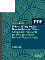 Regional Framework For The South Asian Nuclear Weapons