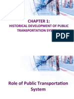 Historical Development of Public Transportation Systems