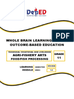 Whole Brain Learning System Outcome-Based Education: Agri-Fishery Arts 11