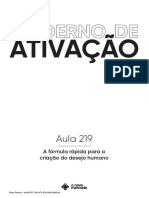 (Aula 219) Caderno de Ativação PB