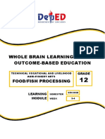 Whole Brain Learning System Outcome-Based Education: Food/Fish Processing