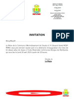 Invitation: Le Maire