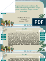 Pengaruh Keputusan Investasi, Pendanaan, Dan Kebijakan Deviden Terhadap Nilai Perusahaan Dengan Good Corporate Governance Sebagai Variabel Moderating