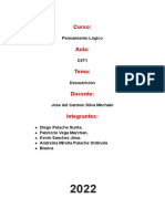 DESNUTRICIÓN INFANTIL Pensamiento Lógico.