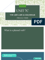 7C Phrasal Verbs 2