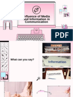 Influence of Media and Information in Communication