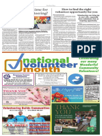 National Volunteer Month (April 2023)