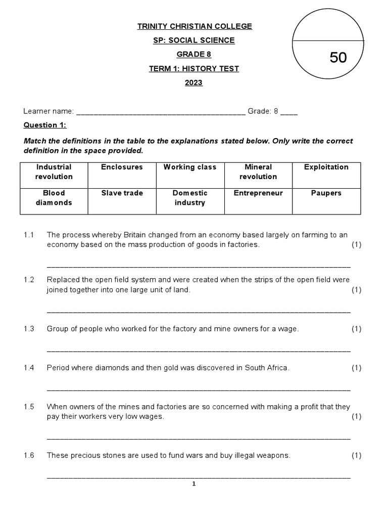 trinity-christian-college-sp-social-science-grade-8-term-1-history