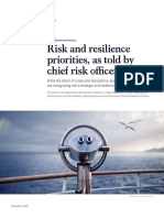 Risk and Resilience Priorities As Told by Chief Risk Officers