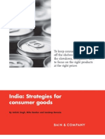 India Strategies For Consumer Goods (Bain and Co.)