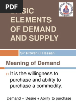 Slides on Demand and Supply