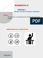 Matemática Ii: Unidad I Matrices y Sistema de Ecuaciones Lineales