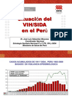 Situación del VIH SIDA en el Perú