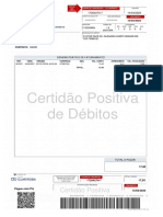 Certidão Positiva de Débitos