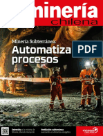 Automatizando Procesos: Minería Subterránea