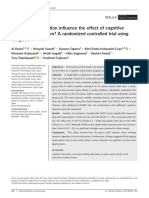 Does Social Interaction Influence The Effect of Cognitive Intervention Program? A Randomized Controlled Trial Using Go Game